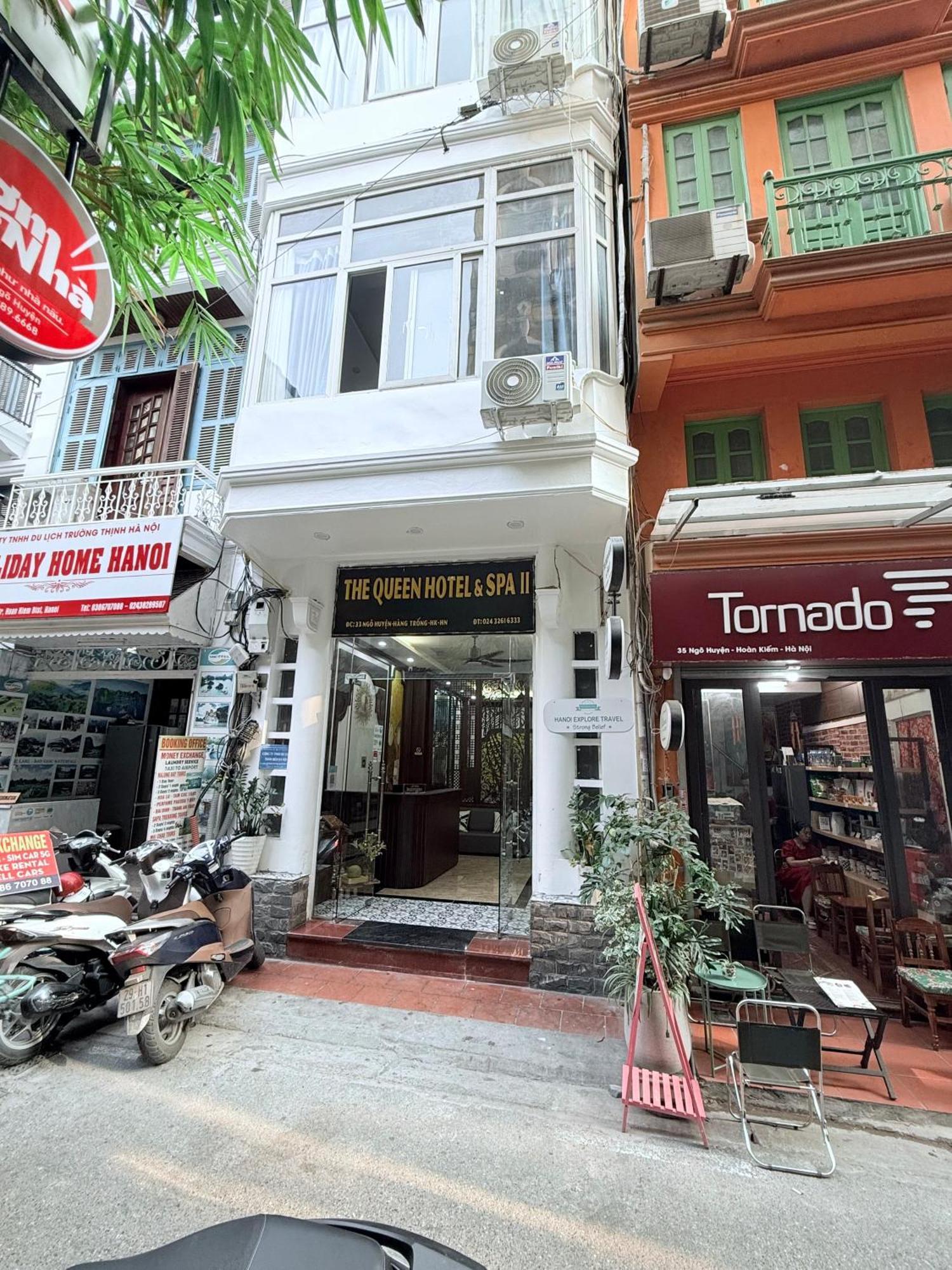 The Queen Hotel & Spa 2 Hanoi Exterior photo